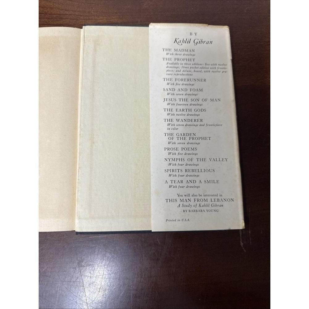 The Prophet-Kahlil Gibran-66th Printing-1962 - Picture 6 of 12